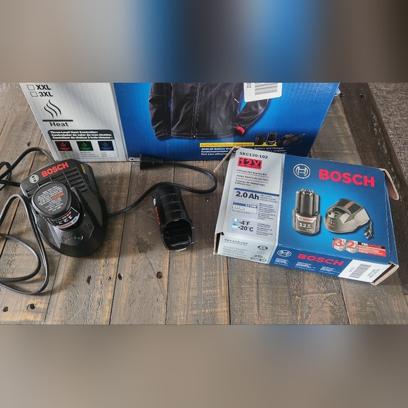 Bosch woman's heated jacket.  Works great, battery and charger included. MED. - Picture 2 of 6